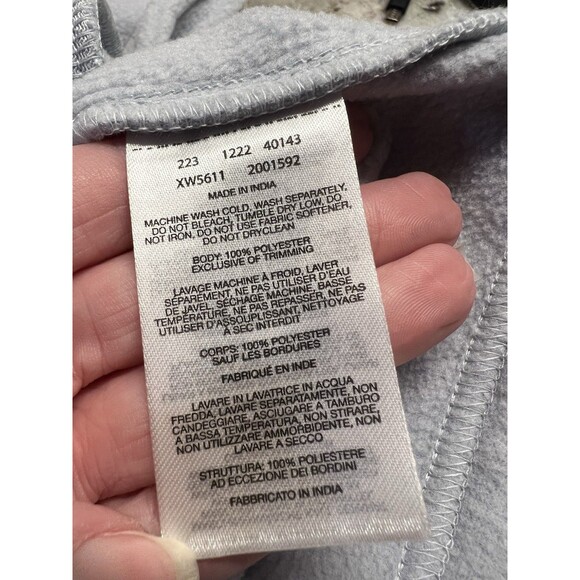 Columbia Women's Castle Dale Full Zip Fleece Jacket pockets Light Gray 2x NWT - Picture 7 of 10